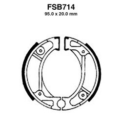 Ferodo Brake Shoes FSB714 for DERBI DFW 50 04-07 and other model Brake Shoes Ferodo