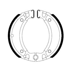 Ferodo Brake Shoes FSB731A for BENELLI QuattronoveX 50 08-12 and other model Brake Shoes Ferodo