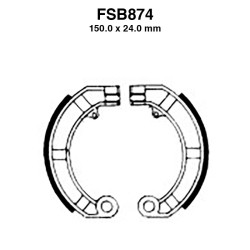 Ganasce Ferodo FSB874A per PIAGGIO Vespa PX Arcobaleno 125/150 83-90 e altri modelli