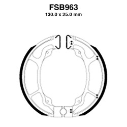 Ganasce Ferodo FSB963A per HONDA SH 125/150 01-07 e altri modelli Bremsbacken Ferodo