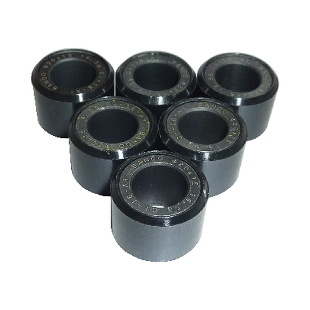 Kit 6 Rulli 20X15 14,5gKYMCO 150 Dink / B&W -