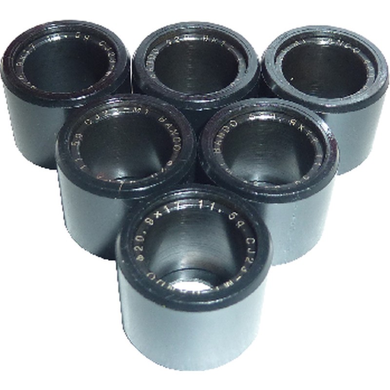 Kit 6 Rulli 20,9X17 11,5gBEVERLY/Rst/Vespa Gt/Gtv 250 per PIAGGIO Vespa GTS/GTV 250 06-13 e altri modelli Rouleaux Bando