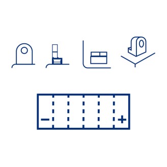 Okyami Battery YB10L-Bpw/Acid Hi Power for PIAGGIO X8 125/200/400 05-08 and other model Lead-Acid Batteries OKYAMI