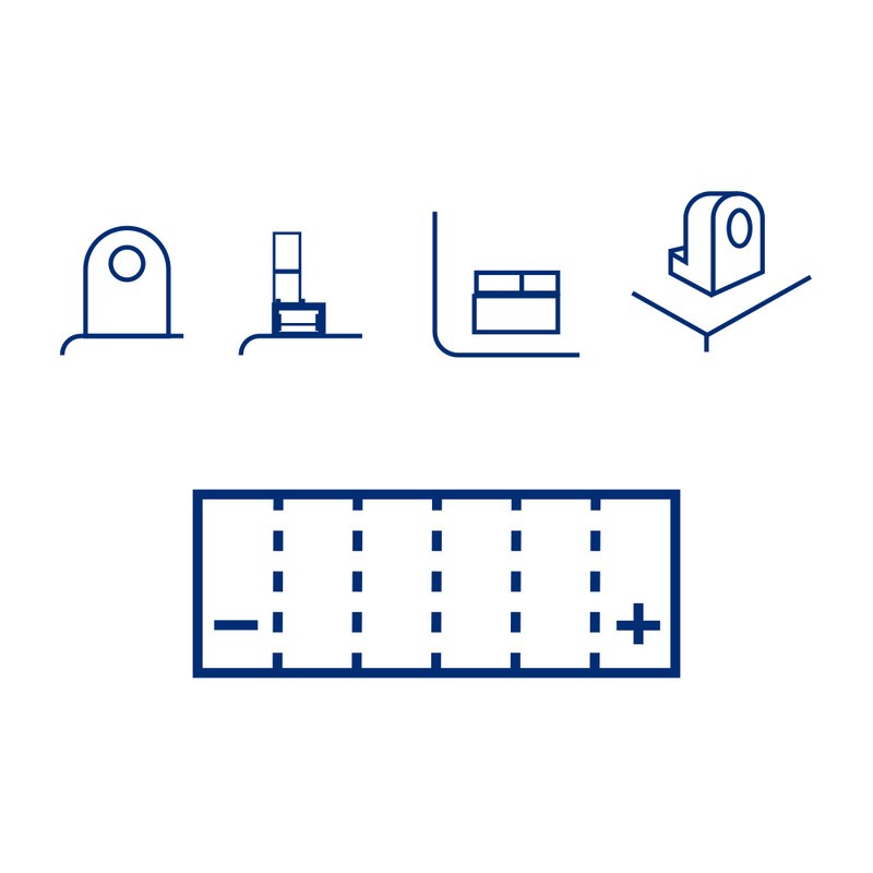 Marelli Battery MOB12ALA-Fa for APRILIA Scarabeo 125/200 99-06 and other model Lead-Acid Batteries MAGNETI MARELLI