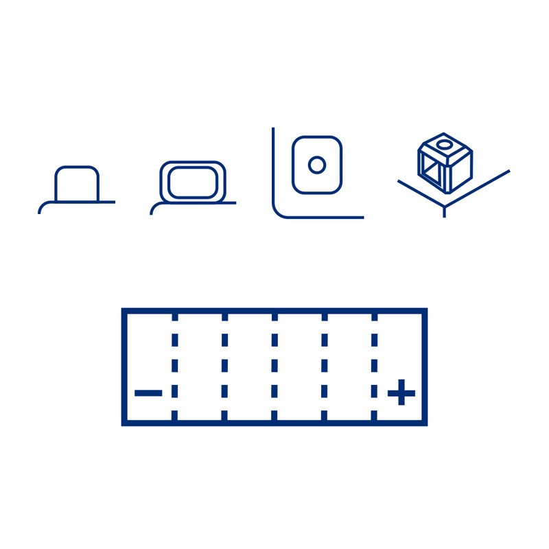 Marelli Battery MOB5LB-Fa for CAGIVA Supercity 50 91-94 and other model Lead-Acid Batteries MAGNETI MARELLI