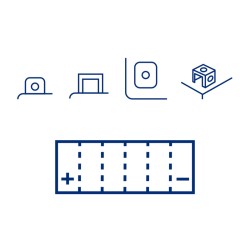 Batteria Marelli MOT7B-Faprecaricata Sigillata per MBK Skyliner 250 00-03 e altri modelli Batteries au plomb-acide MAGNETI MARELLI