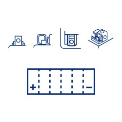 Batteria Marelli MOTZ12S-Faprecaricata Sigillata per HONDA SH 300i 07-10 e altri modelli