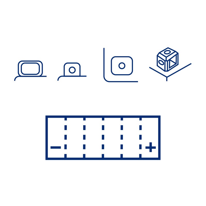 Batteria Marelli MOIX30L-Bscon Acido per HARLEY DAVIDSON FLHT/FLHTC Electra Glide 50 nd e altri modelli Andere Batterien MAGNETI MARELLI