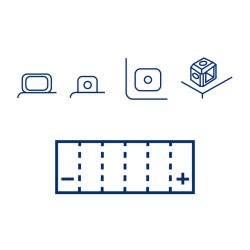 Marelli BATTERYMOIX30L-Bs for HARLEY DAVIDSON FLHT/FLHTC Electra Glide 50 nd and other model Other Batteries MAGNETI MARELLI