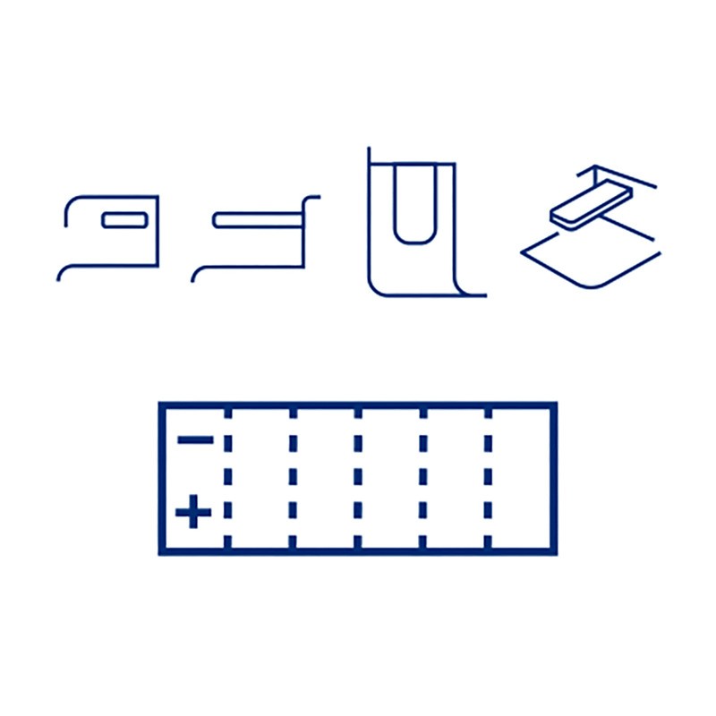 Batteria Marelli MOTR4A-Bscon Acido per HONDA SH 50 Scoopy 96-01 e altri modelli Altre Batterie MAGNETI MARELLI