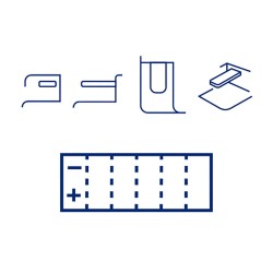 Marelli BATTERYMOTR4A-Bs for HONDA SH 50 Scoopy 96-01 and other model Other Batteries MAGNETI MARELLI