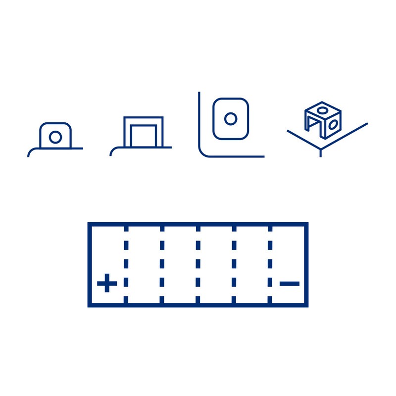 Batteria Marelli MOT7B-Bscon Acido per MBK Skyliner 250 00-03 e altri modelli Autres batteries MAGNETI MARELLI
