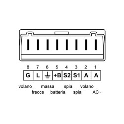 Regulator Piaggio 50/125 for PIAGGIO Liberty 50 2T 06-13 and other model Regulators MAGNETI MARELLI