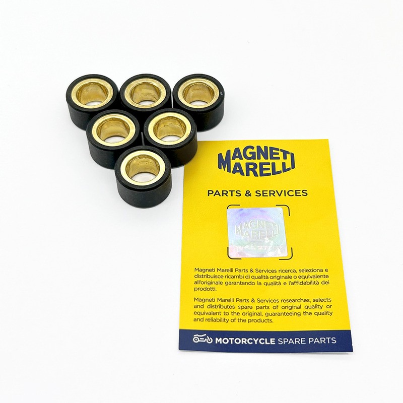 Kit 6 Rulli 20,9X17 10,7gPIAGGIO Liberty 200 06-08 per APRILIA Sportcity 200 04-08 e altri modelli Rollen MAGNETI MARELLI