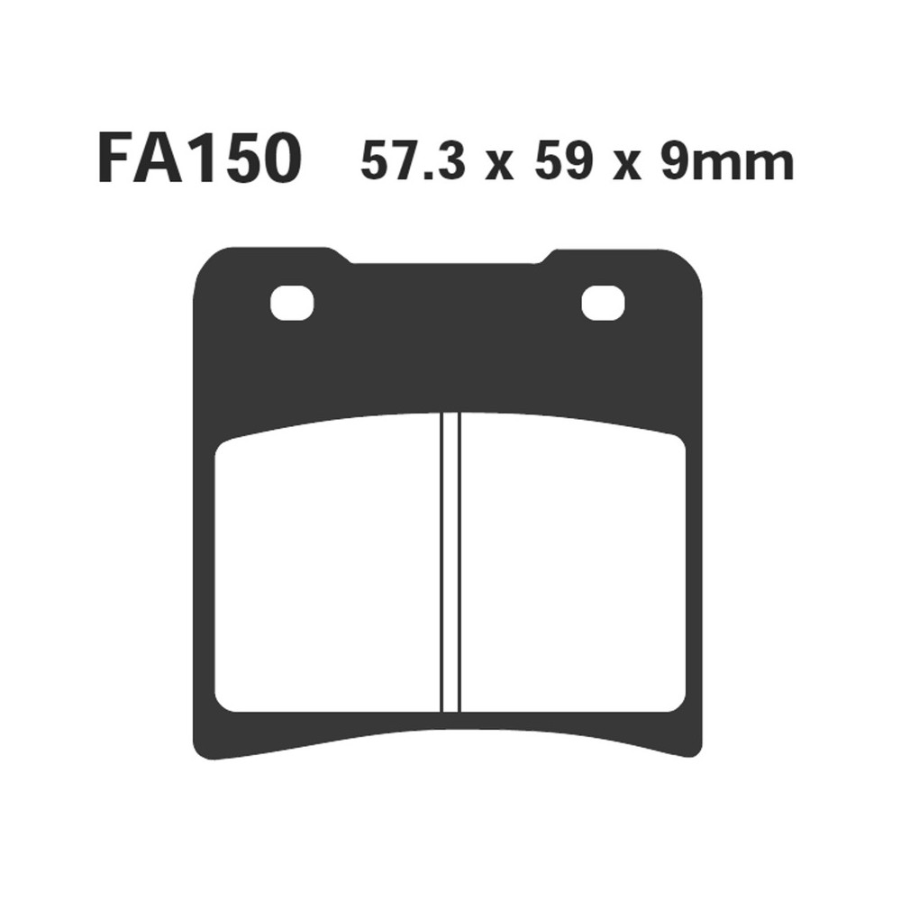 Pastiglie Suzuki Gv 1400 86-88POST. - FA150