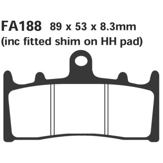 Pastiglie Suzuki Gsx-R 100001- Ant. - FA188