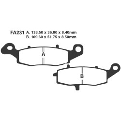 Pastiglie Suzuki Sv 650 Ant.Dx - FA231