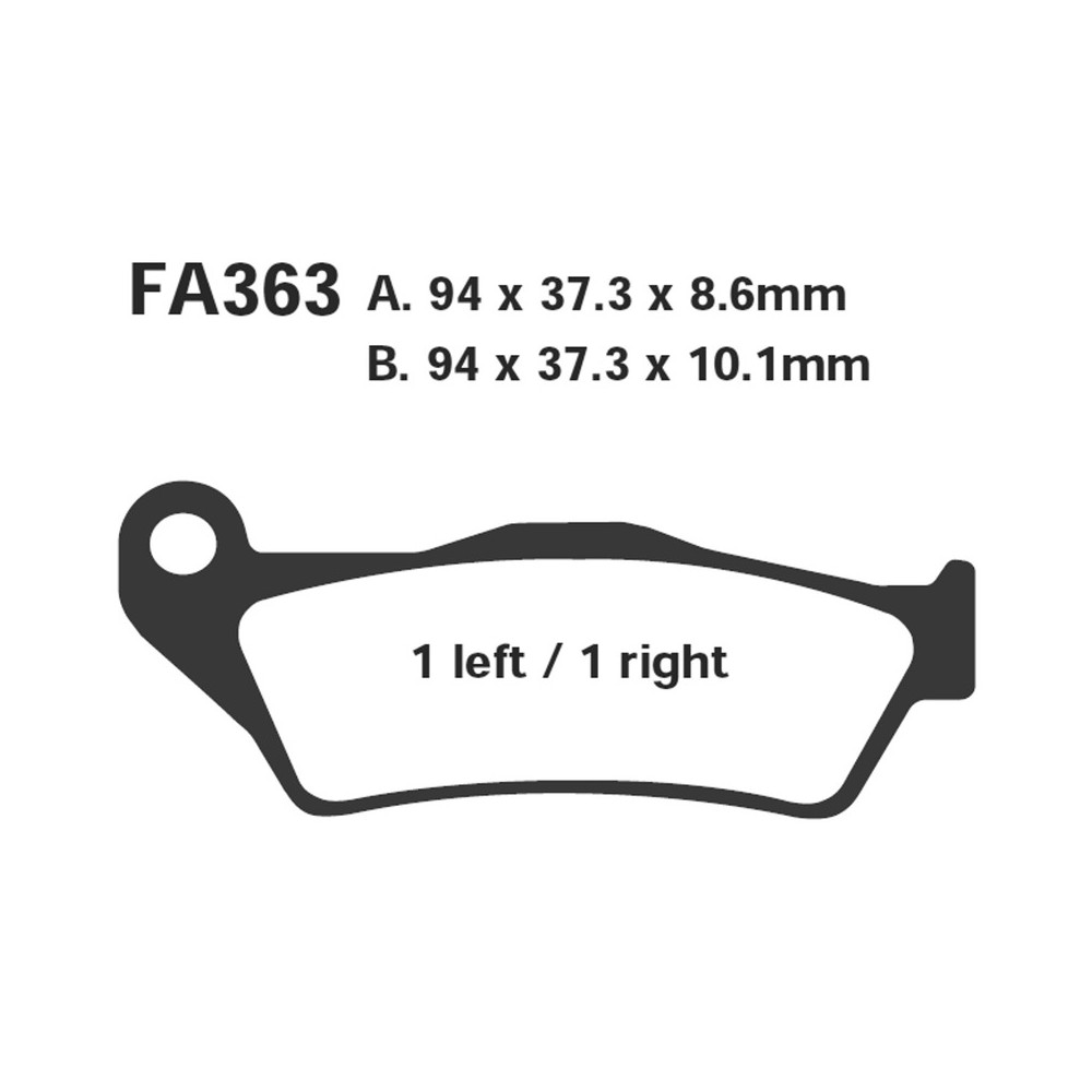 Brake Pads Bmw 1150/850 Rear Brake Pads EBC