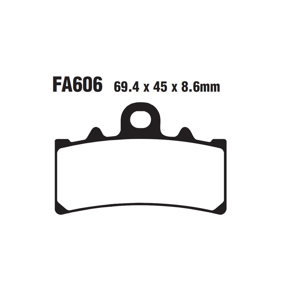 Brake Pads Ktm Duke 125 FRONT11- for KTM Duke 125 11- Brake Pads EBC