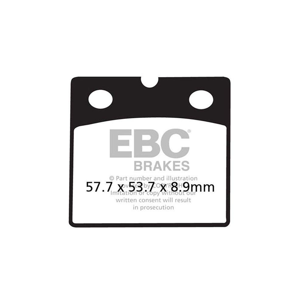 Brake Pads V Bmw K75/100 for BMW K75/K100 RT 750/00 88-95 Brake Pads EBC