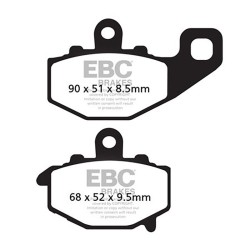 Brake Pads V Kawa Zx-6R/Rr 03-Rear for KAWASAKI ZZR/ZR/ZRX 4 00 and other model Brake Pads EBC