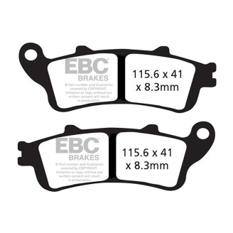 Brake Pads V Honda Vfr 800 Fifront for HONDA VFR 800 98- and other model Brake Pads EBC