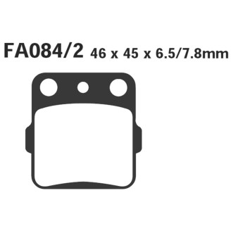 Pastiglie R Honda ACT200X 83- - FA084/2R