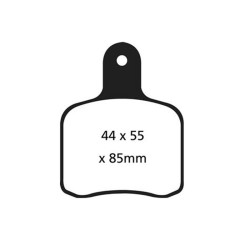 Pastiglie Kart 8,5 Mm REDFA540 - FA540