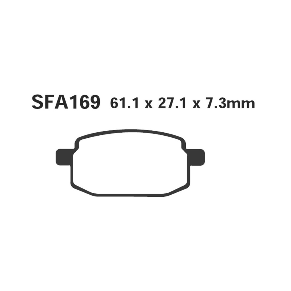 Brake Pads Sfa Yamaha Fly ONE150 - Cignus Gt 150 Brake Pads EBC