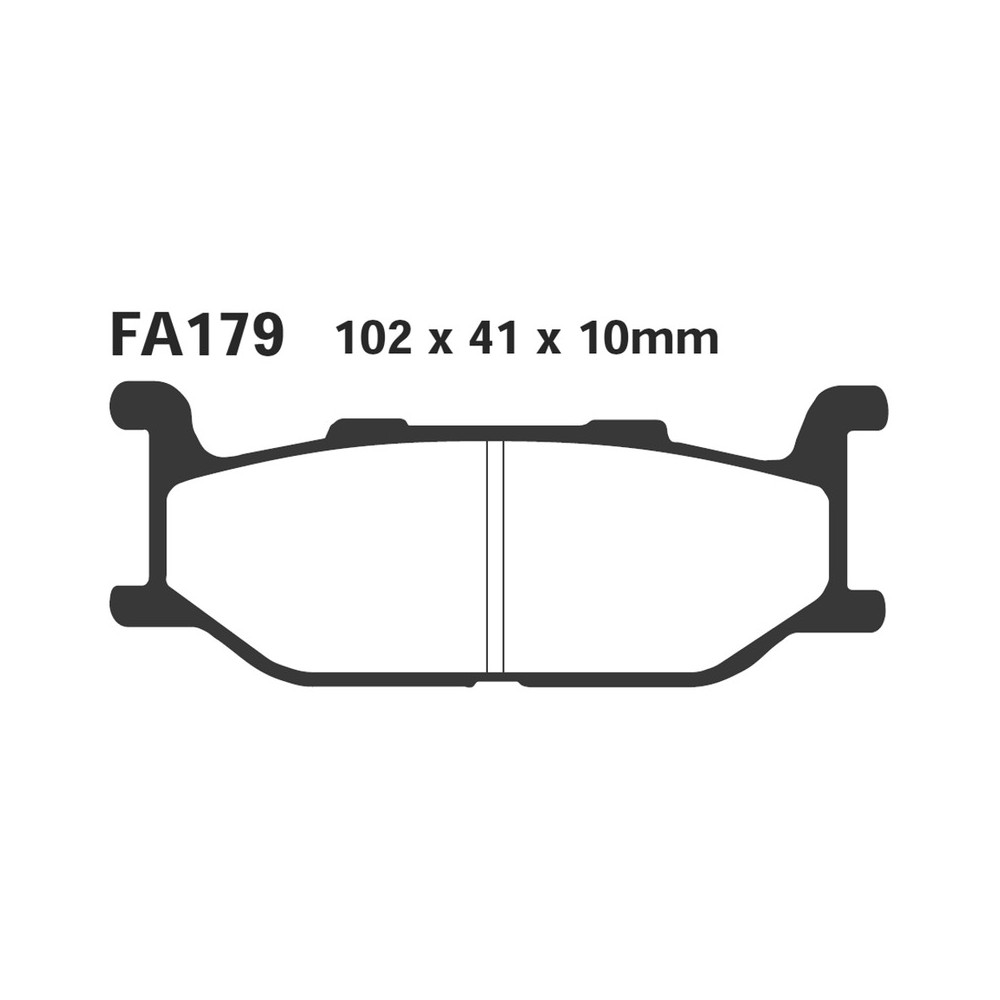 Pastiglie Sfa Yamaha T-Max 500ANT. Pastiglie Freno EBC