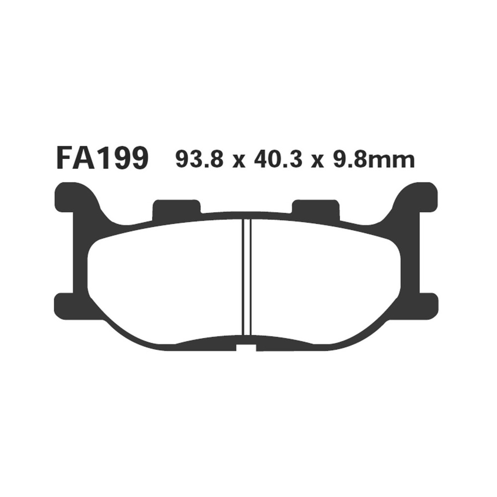 Brake Pads Sfa Yamaha MAJESTY250/400 for MBK /Yamaha Majesty 250/4 00 and other model Brake Pads EBC