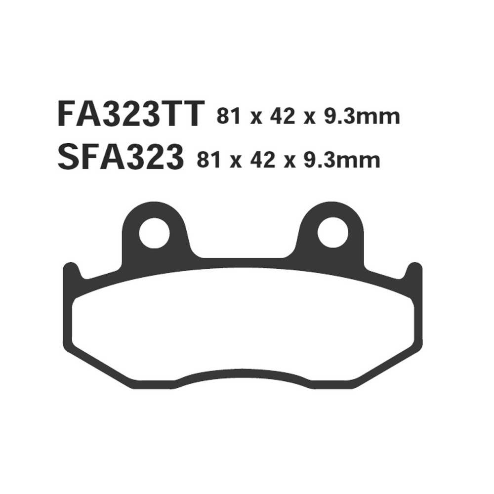 Pastiglie Sfa Honda Sh 125/150ANT. per HONDA SH/Dylan/Chiocciola 125/150 01-08 Bremsbeläge EBC