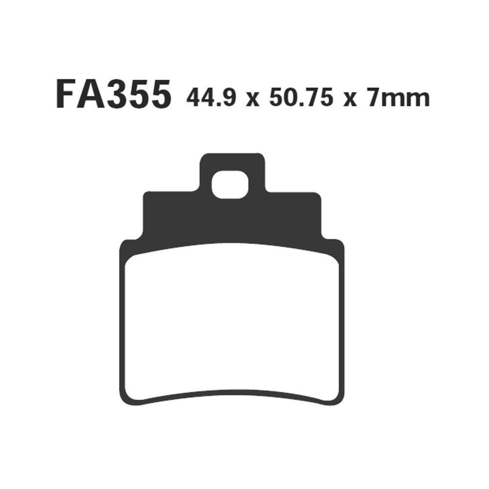 Set Brake Pads Sfa Sym JOYMAX250/300 Kymco Grand Dink 250 Brake Pads EBC