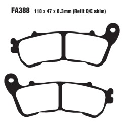 Brake Pads Sfa Honda SH300i07- Front for HONDA SH 3 00 and other model Brake Pads EBC