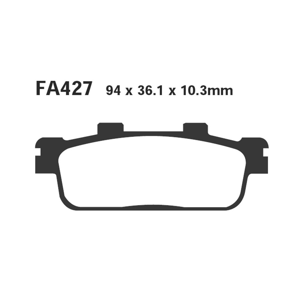 Brake Pads Sfa Sym Hd 200S 07-Rear Brake Pads EBC