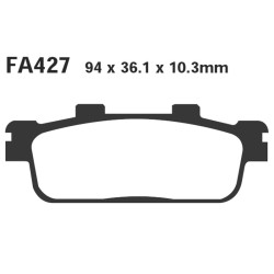 Brake Pads Sfa Sym Hd 200S 07-Rear Brake Pads EBC