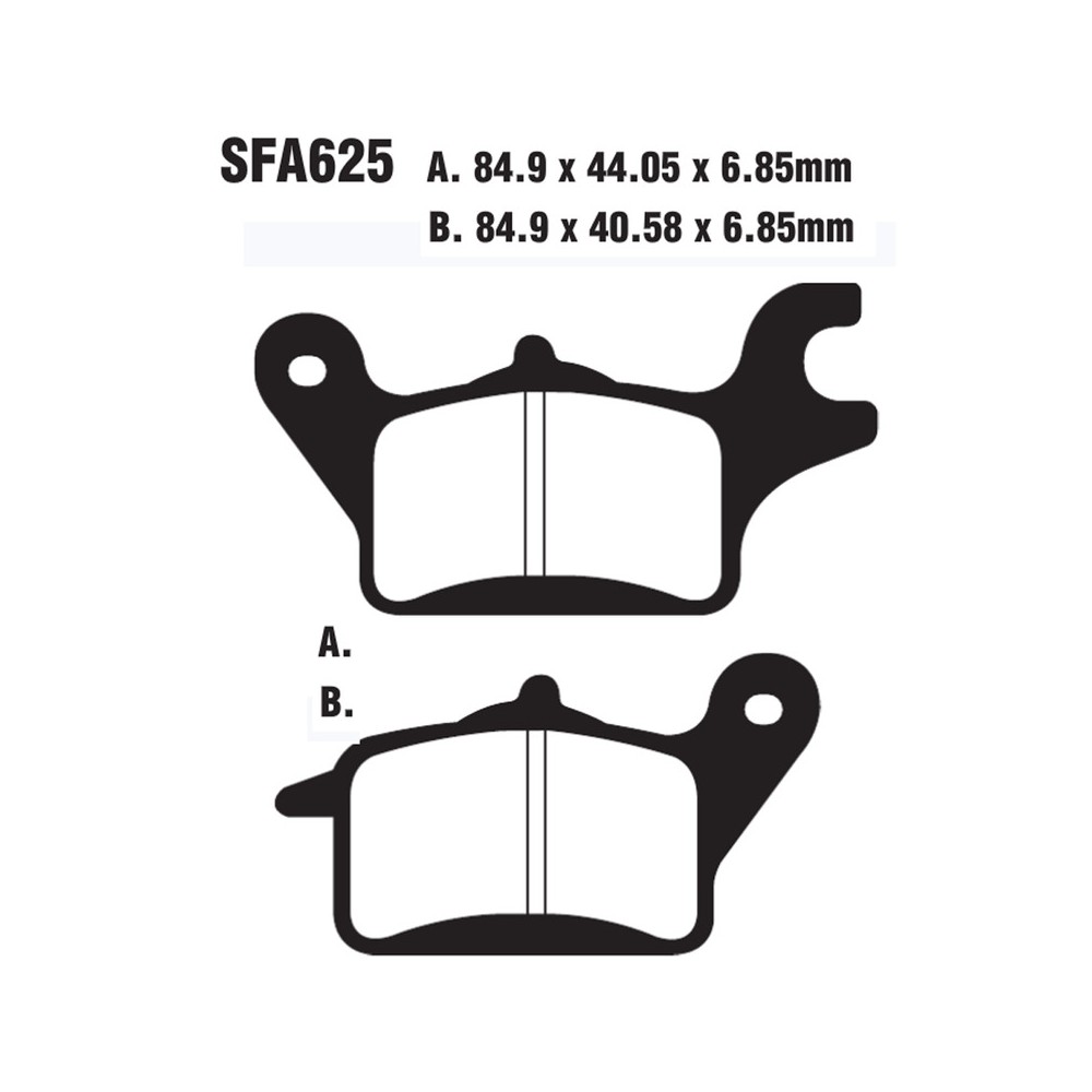 Pastiglie Sfa Honda Wave 110ANT. per HONDA AFS 110 2SHC Wave 12-13 Plaquettes de frein EBC