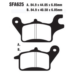 Brake Pads Sfa Honda Wave 110FRONT for HONDA AFS 110 2SHC Wave 12-13 Brake Pads EBC