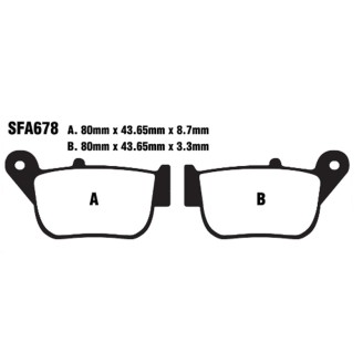 Brake Pads Sfac X-Max 250 14- for YAMAHA 250 YP R X-Max 14- Brake Pads EBC