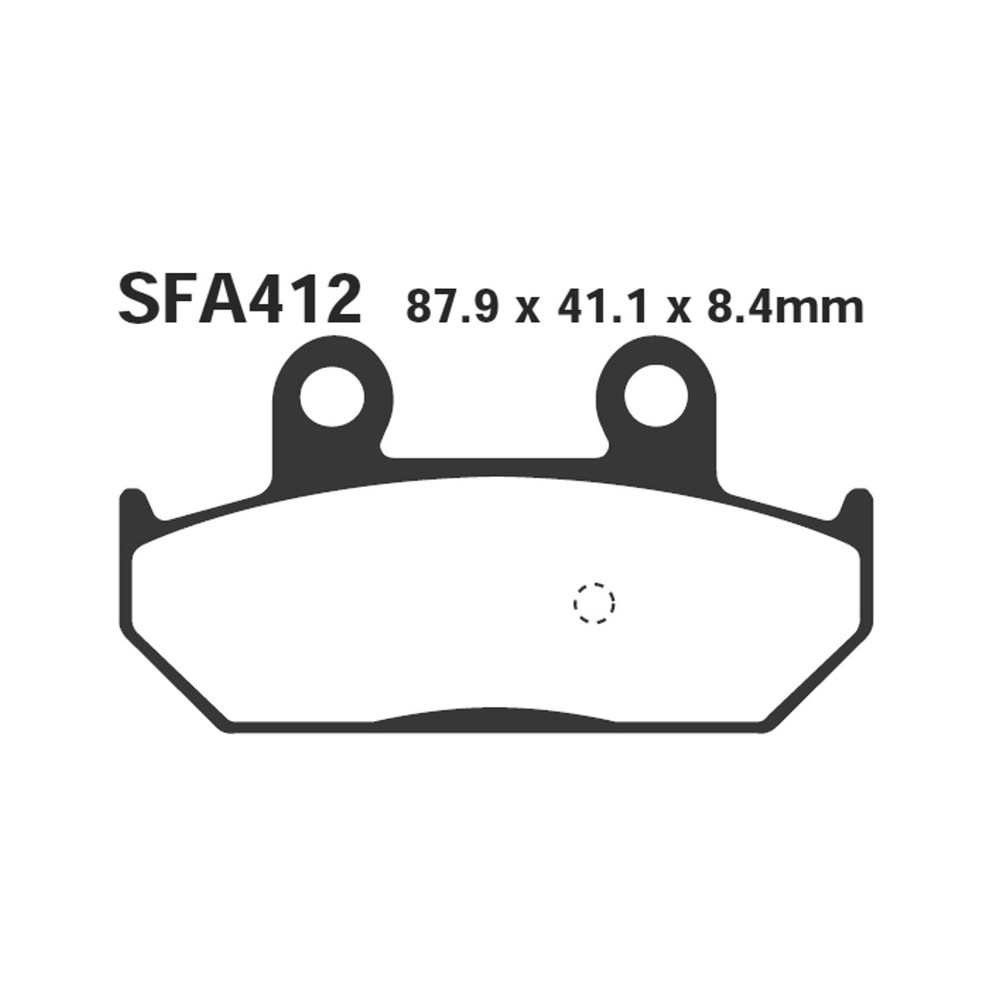 Pastiglie Sfa Hh Suzuki Burgman 650 03-07 Pos.C/Pern Fren St - SFA412HH