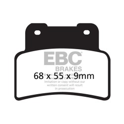 Brake Pads Sfa Hh Xciting 400I12- Sym Maxsym 400 11- Front for KYMCO Xciting 400 12- Brake Pads EBC