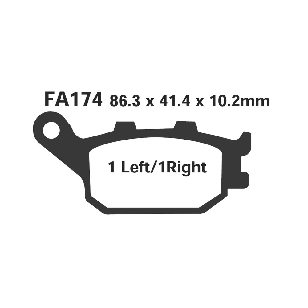 Brake Pads Hh Honda Cbr 600/900 Rr Brake Pads EBC