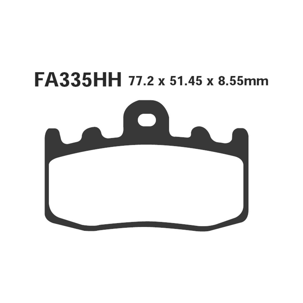 Pastiglie Hh Bmw R1150/K12 ANT00- Bremsbeläge EBC
