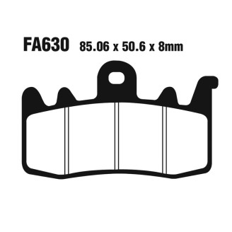 Pastiglie Hh Bmw R1200 Gs 13-20- Ducati Monster 821 15-21 - FA630HH