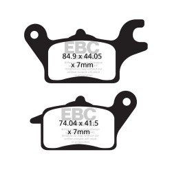 Brake Pads Hh FA691HH for KAWASAKI Z125 16-20 and other model Brake Pads EBC