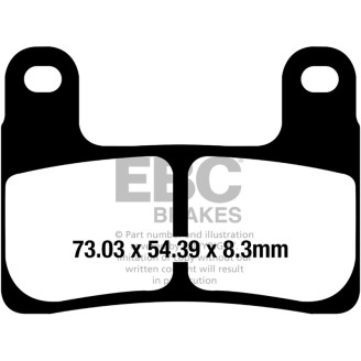 Pastiglie Hh Bmw R1250GS 18-R1250RT 18- Ant. - FA724HH