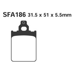 Brake Pads Sfac Vespa Px 98-01125/150/200 for PIAGGIO Skipper 100/125 94-97 and other model Brake Pads EBC