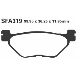 Pastiglie Sfac Yamaha T-MAX500POST. per YAMAHA XP T-Max 500 01-03 e altri modelli Plaquettes de frein EBC