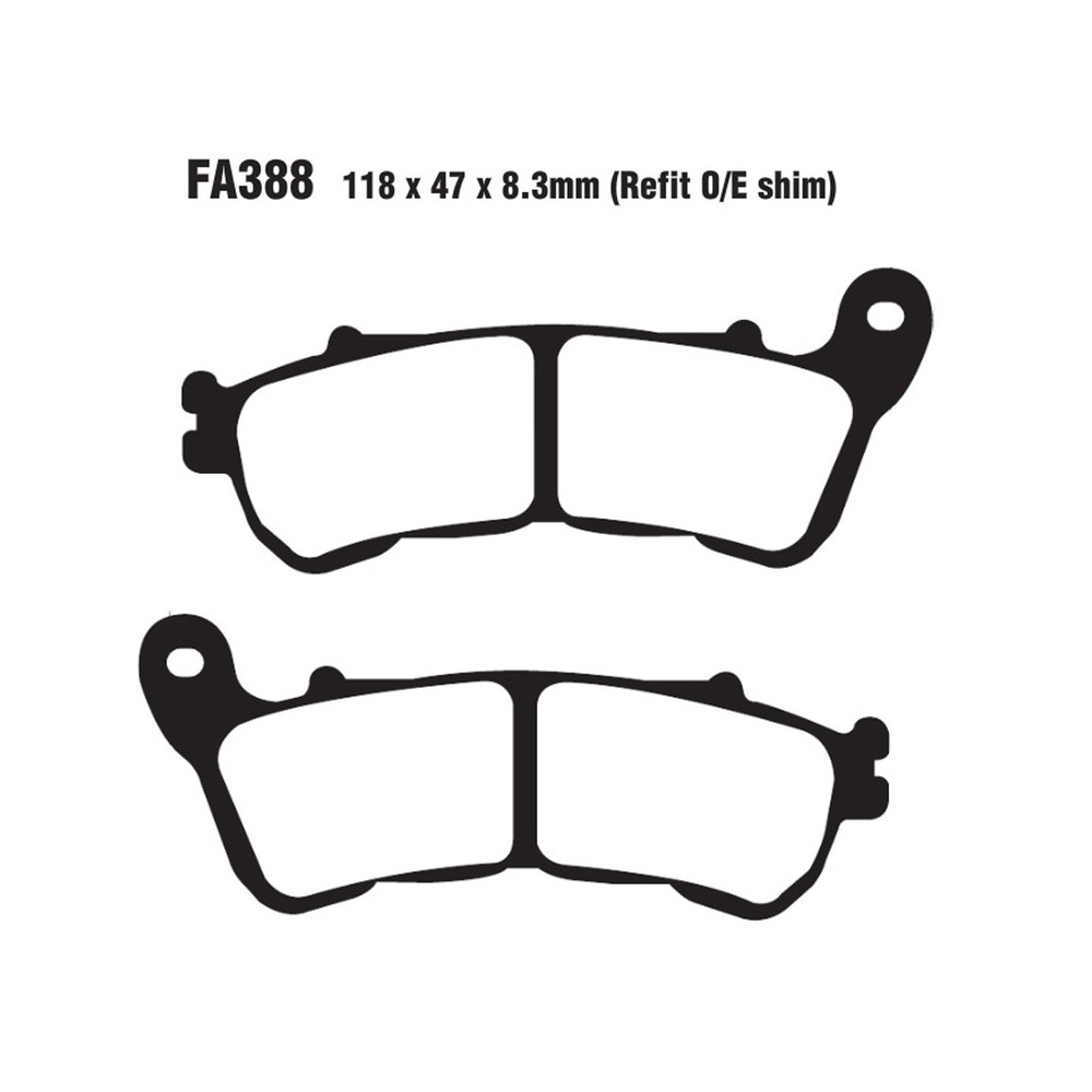Pastiglie Sfac Honda SH300i 07ANT.Integra 700 12- - SFAC388
