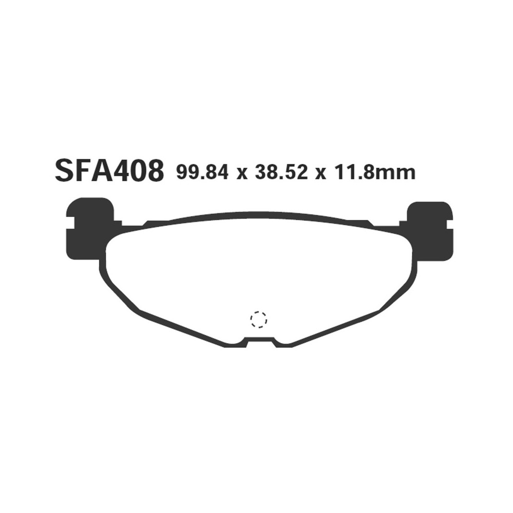 Pastiglie Sfac Yamaha MAJESTY400 T-Max 500 Post. per YAMAHA XP T_Max 500 04-11 e altri modelli Pastiglie Freno EBC